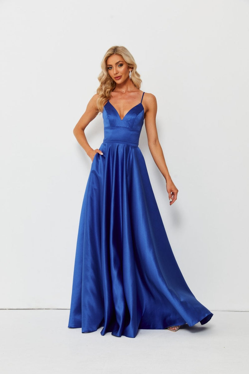 Royal Blue Ball Gown - Jessica Stuart 32636 – Cargo Clothing